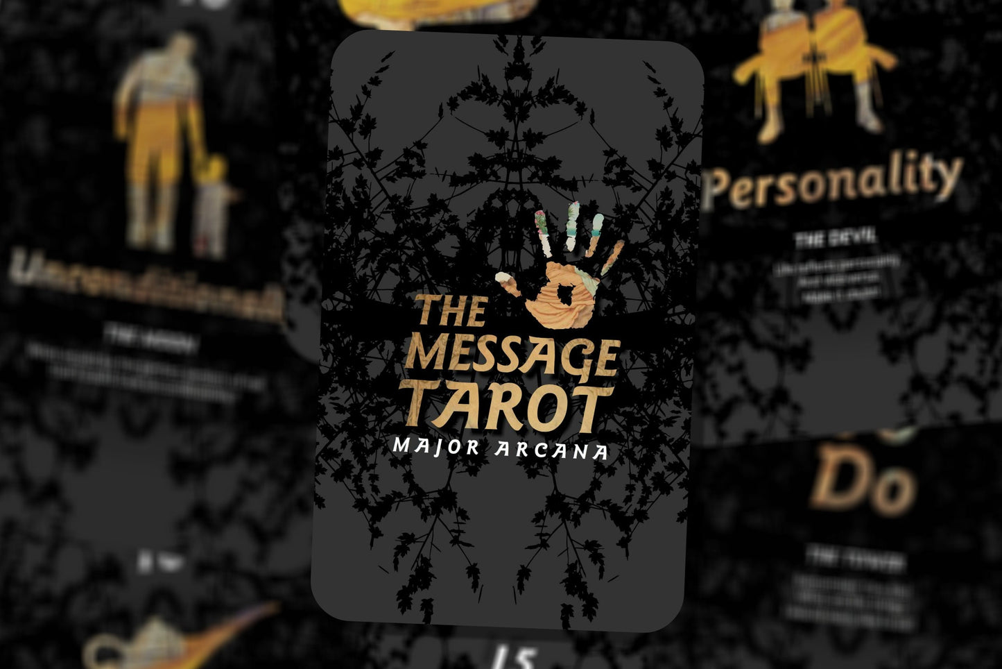 The Message Tarot - Major Arcana - Fortune Telling - Divination tools - Tarot Gift - Tarot Box - Illustrated Cards - Tarot Deck - Messagees