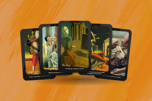 Surrealism Tarot - Giorgio de Chirico - Major Arcana - cards - Tarot Deck - Fortune Telling - Divination tools - Tarot Gift - Fine art Cards