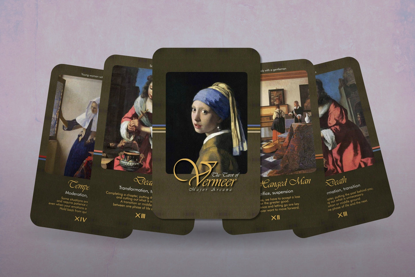 The Tarot of Vermeer - Major Arcana - Baroque Tarot - Tarot Deck - Fortune Telling - Divination tools - Tarot Gift - Illustrated Cards