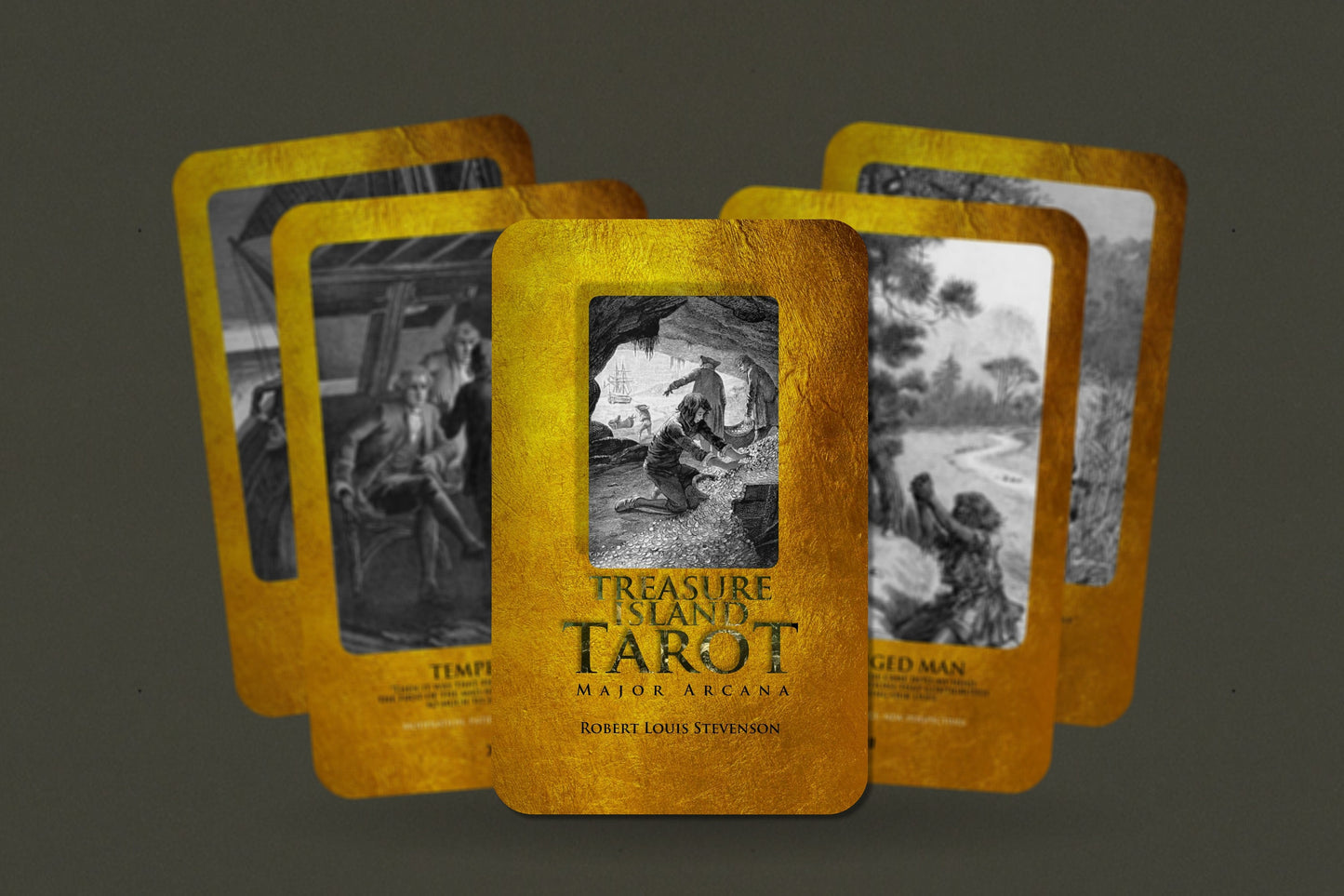 Treasure Island Tarot - Major Arcana - Tarot - Tarot Deck - Fortune Telling - Divination tools - Tarot Gift - Illustrated Cards