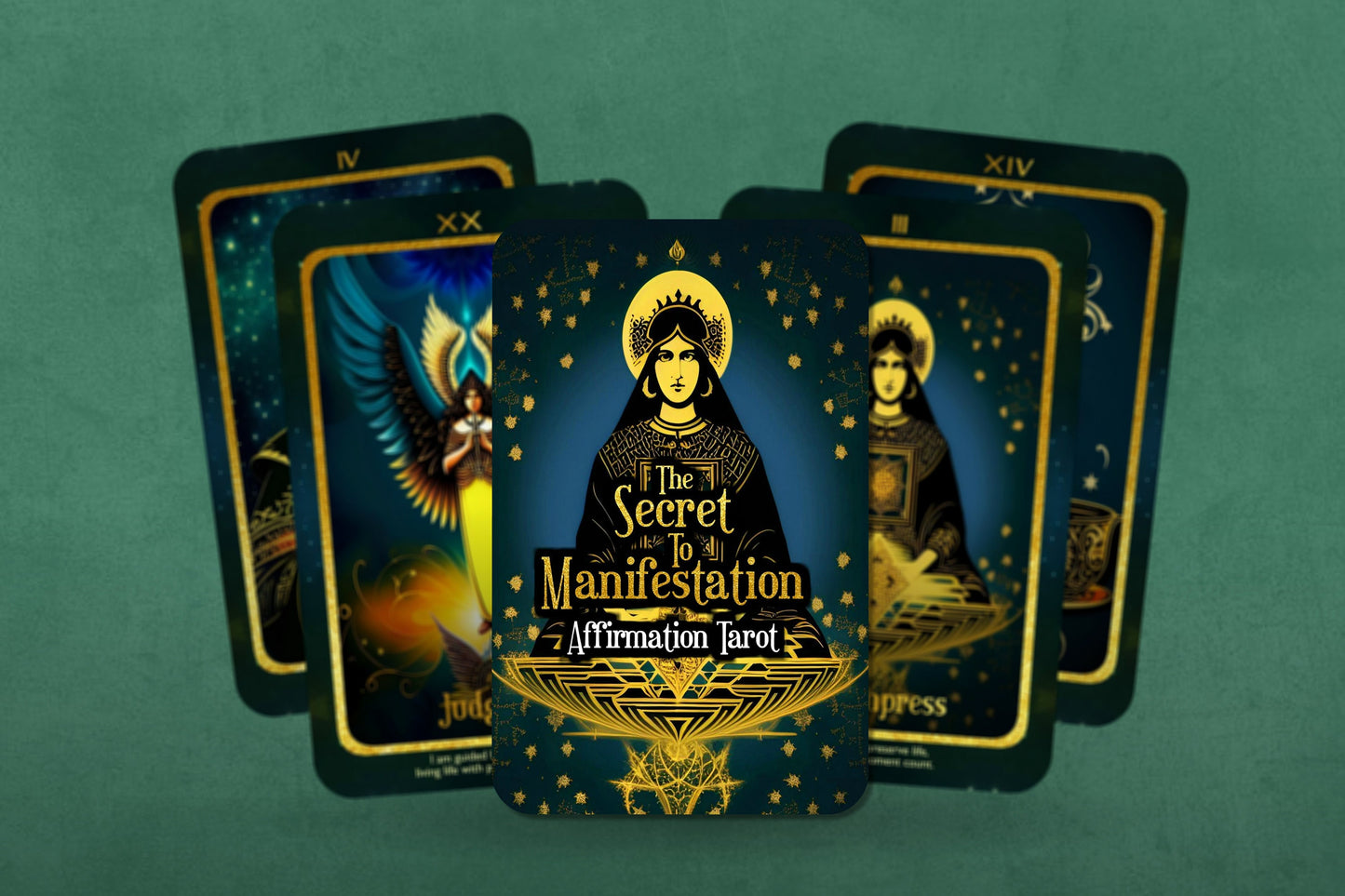 The Secret To Manifestation - Affirmation Tarot - Major Arcana - Tarot Deck - Fortune Telling - Divination tools - Tarot Gift - Tarot Cards