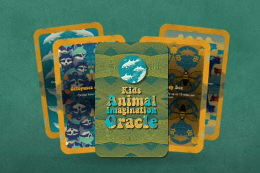 Kids Animal Imagination Oracle - Oracle cards - Oracle Deck - Divination tools - Oracle Gift - By Onia Wellman