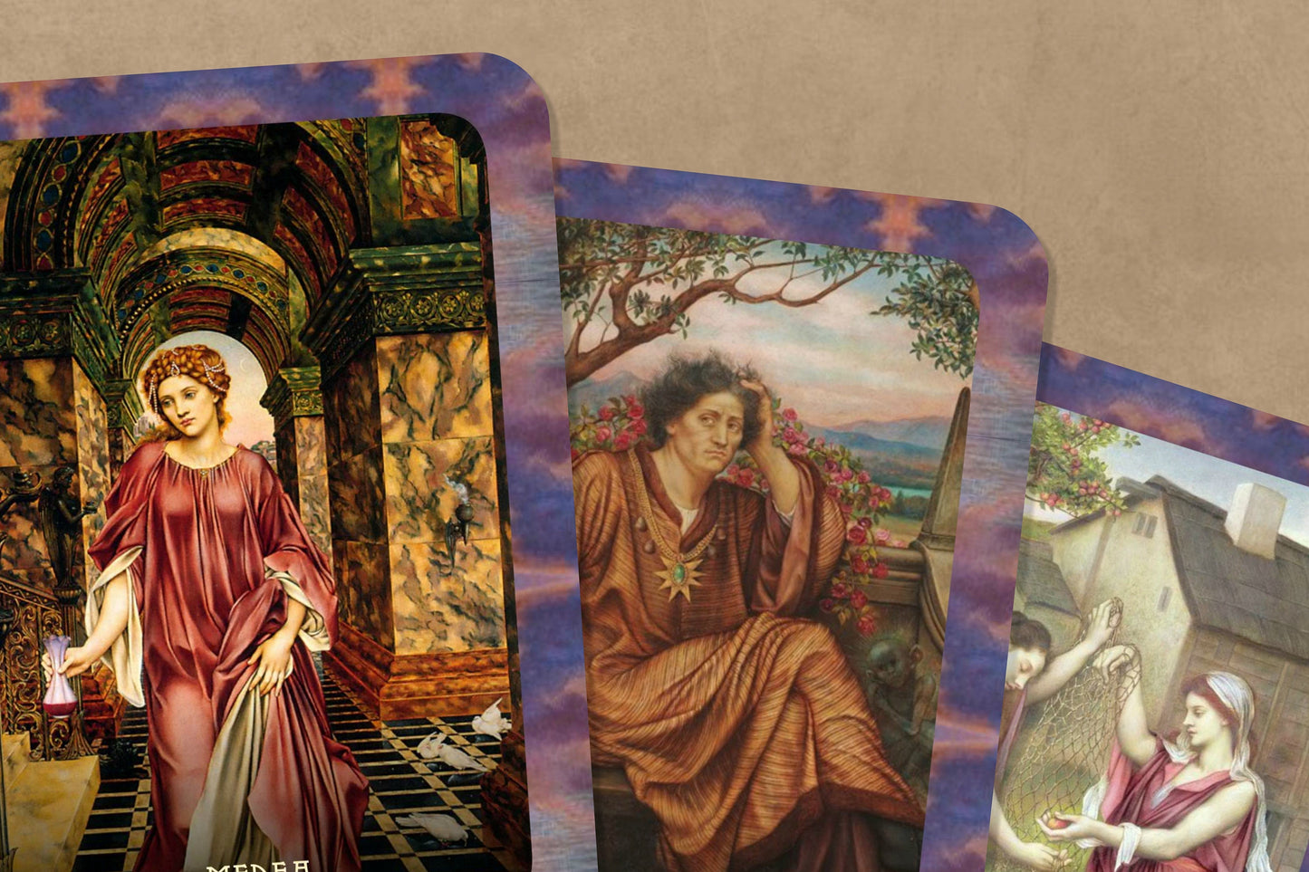 Daughters of the Mist Oracle Cards - Artwork by Evelyn de Moragan - 24 cards - Oracle Cards - Classic -  Fortune Telling - Divination tools