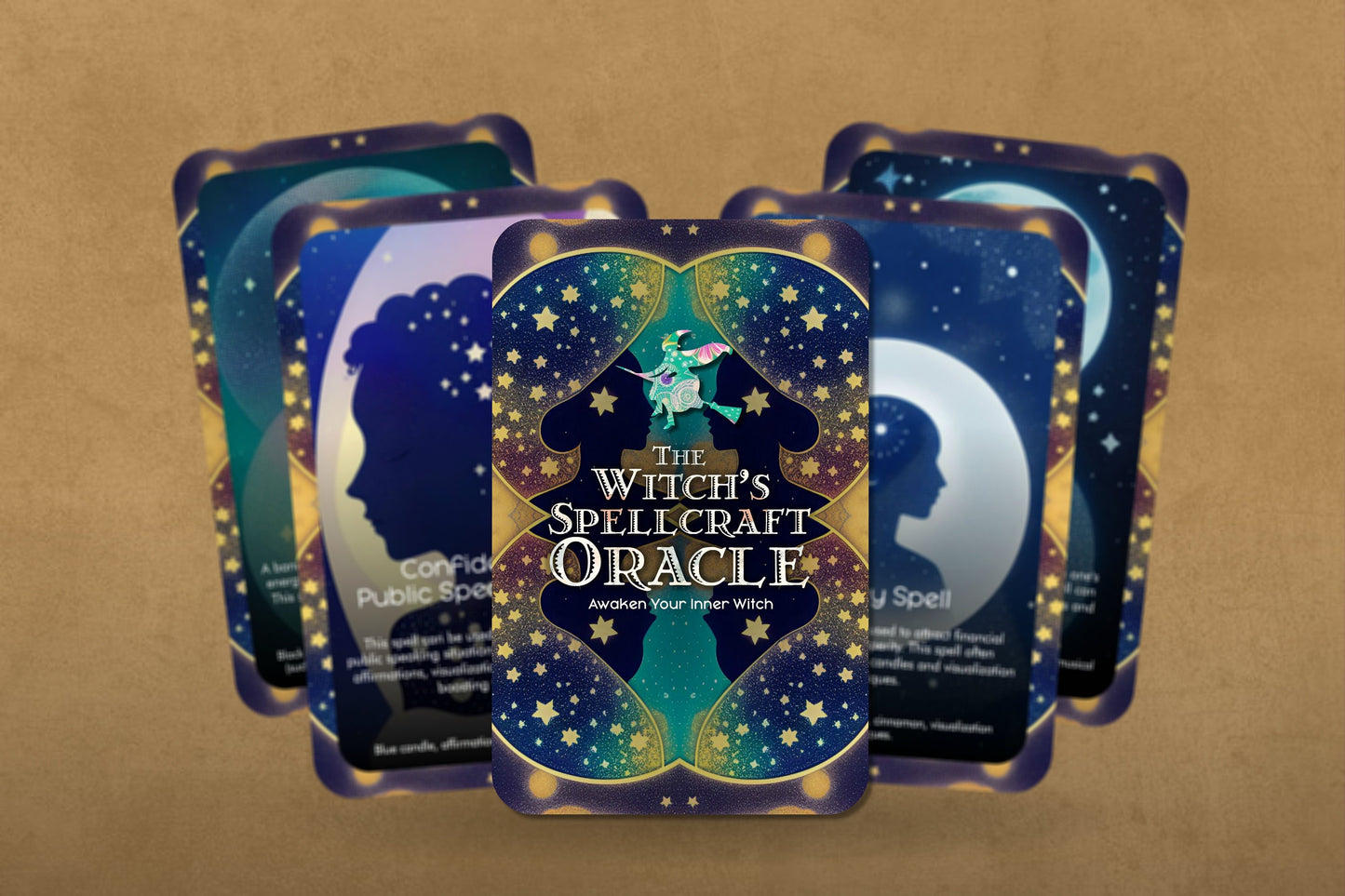 The Witch's Spellcraft Oracle - Awaken your inner Witch - Oracle - Oracle Deck - Divination tools - oracle Gift - Magic Oracle - Witches