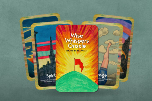 Wise Whispers Oracle -  Artwork of Karl Wiener - 22 cards - Oracle - Oracle Deck - Divination tools