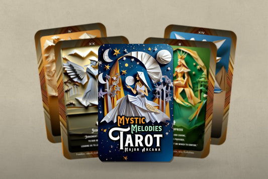 Mystic Melodies Tarot - Major Arcana - Melodic Tarot - Tarot Deck - Fortune Telling - Divination tools - Tarot Gift - Illustrated Cards