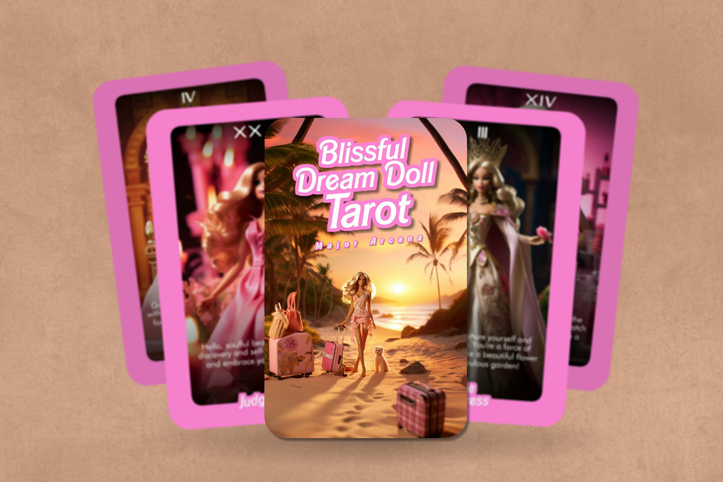 Blissful Dream Doll Tarot - Major Arcana - Tarot Deck - Fortune Telling - Divination tools - Tarot Gift - Tarot Cards