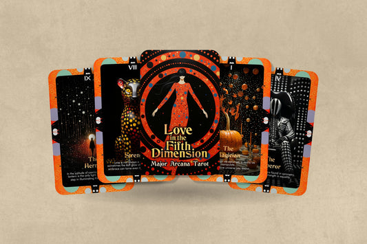 Love in the Fifth Dimension - Major Arcana Tarot - inspired by Yayoi Kusama Tarot Deck - Fortune Telling - Divination tools - Tarot Gift