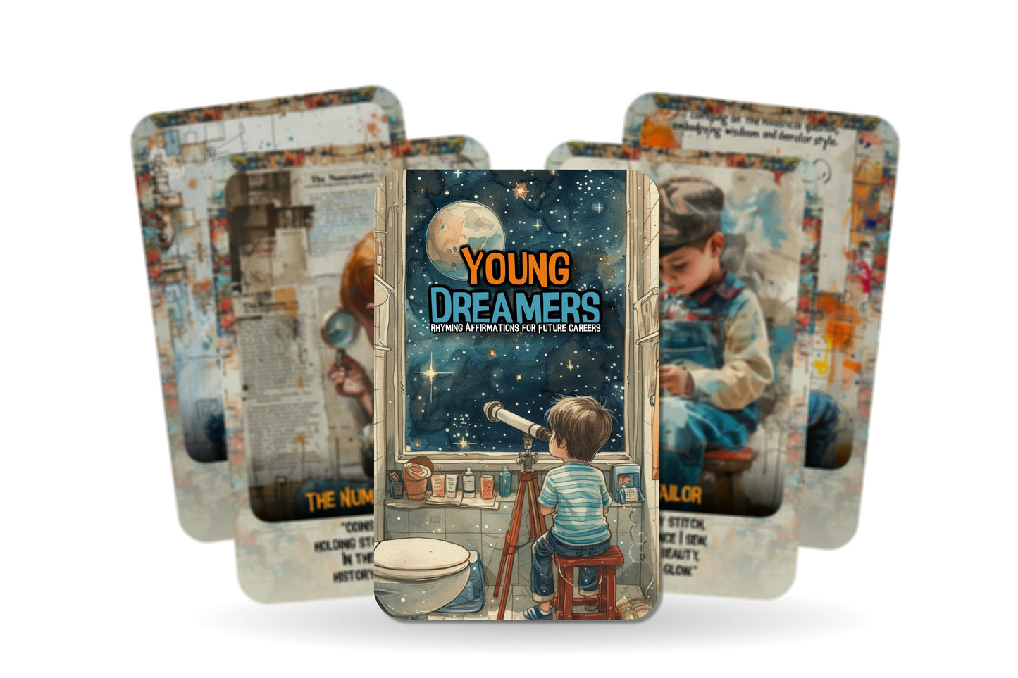 Young Dreamers - Rhyming Affirmations for Future Careers - Divination tools - Affirmation Cards for Kids