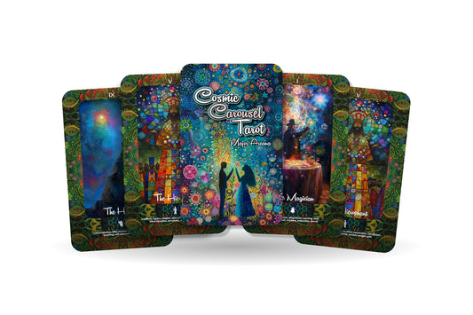 Cosmic Carousel Tarot - Major Arcana - A Journey of Endless Wonder - Tarot Gift - Mystic Tarot - Tarot Deck - Divination Tools