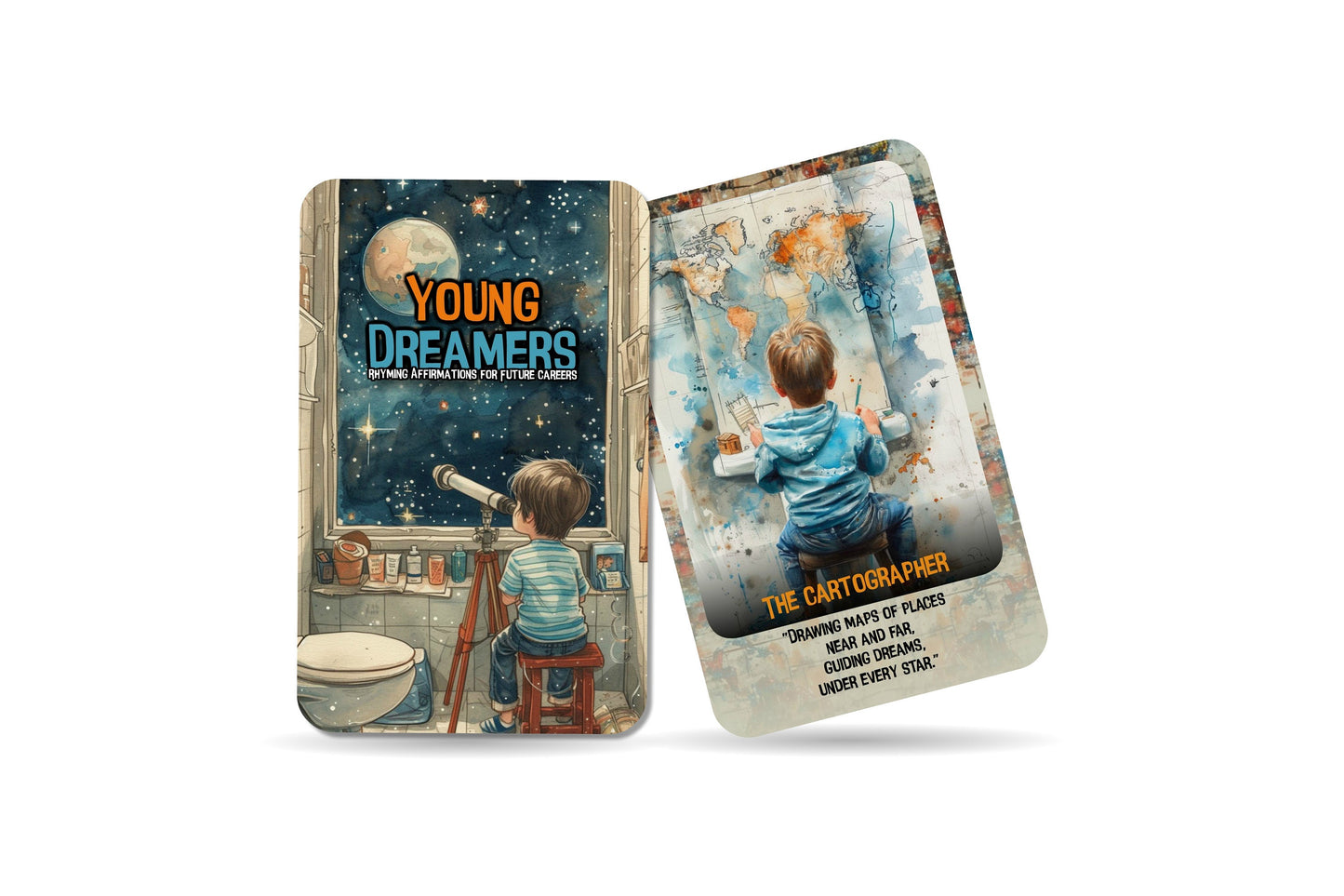 Young Dreamers - Rhyming Affirmations for Future Careers - Divination tools - Affirmation Cards for Kids