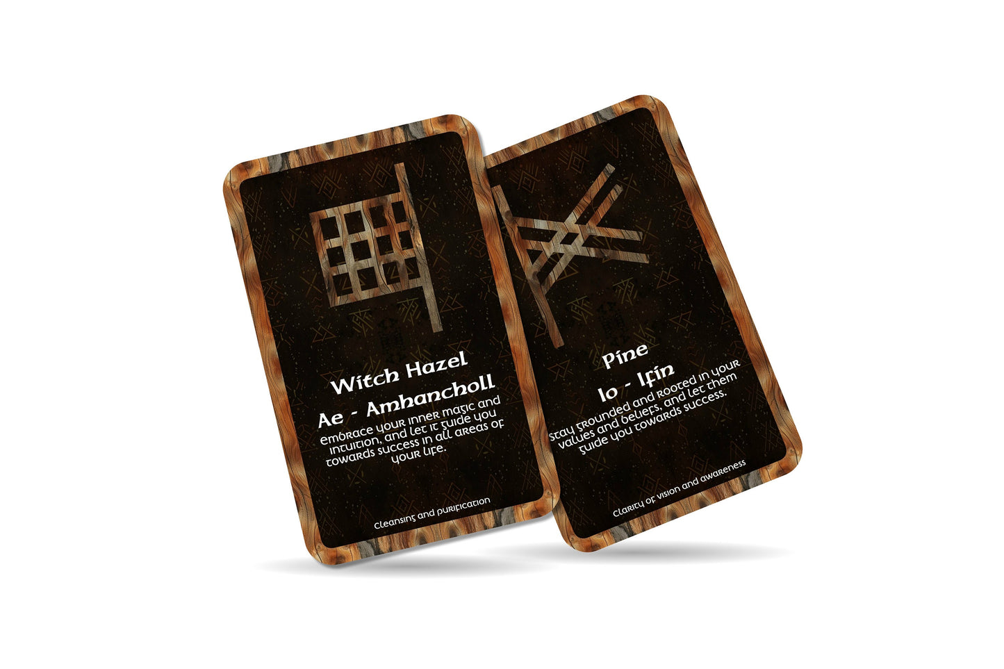 Celtic Wisdom - Ogham - Ancient Alphabet - UK Edition - Divination Tool - Oracle Cards