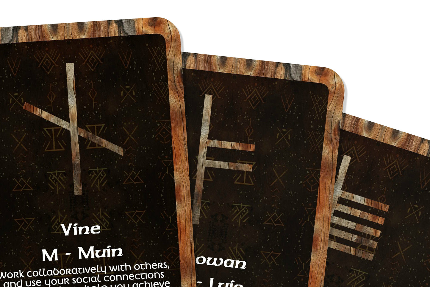 Celtic Wisdom - Ogham - Ancient Alphabet - UK Edition - Divination Tool - Oracle Cards