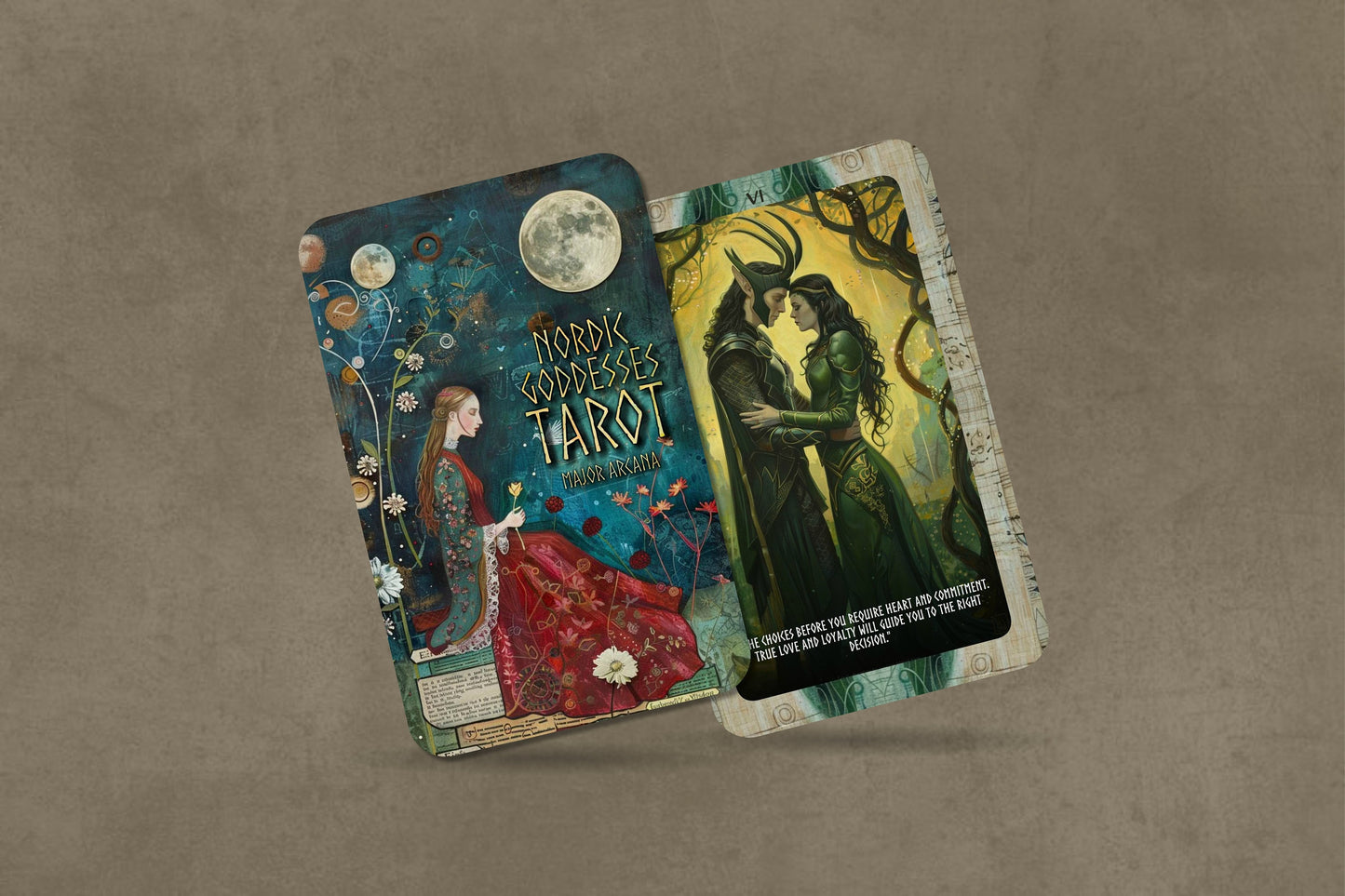 Nordic Goddesses Tarot - Major Arcana - Nordic Major Arcana Insights - Tarot Cards - Tarot Deck - Divination Tools