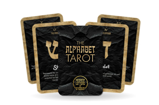 The Alphabet Tarot - Hebrew Alphabet - Ancient Alphabet - UK Edition - Divination Tool - Tarot