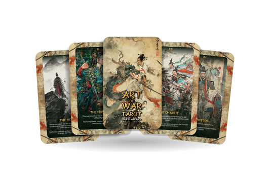 The Art of War Tarot - Major Arcana - A Strategic Guide to Life's Battles - Divination tools - Inspired by Sun Tzu