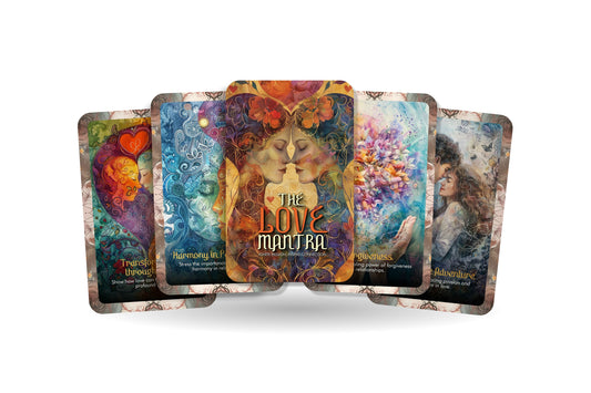 The Love Mantra - Oracle Cards - Ignite Passion, Inspire Connection - Divination tools