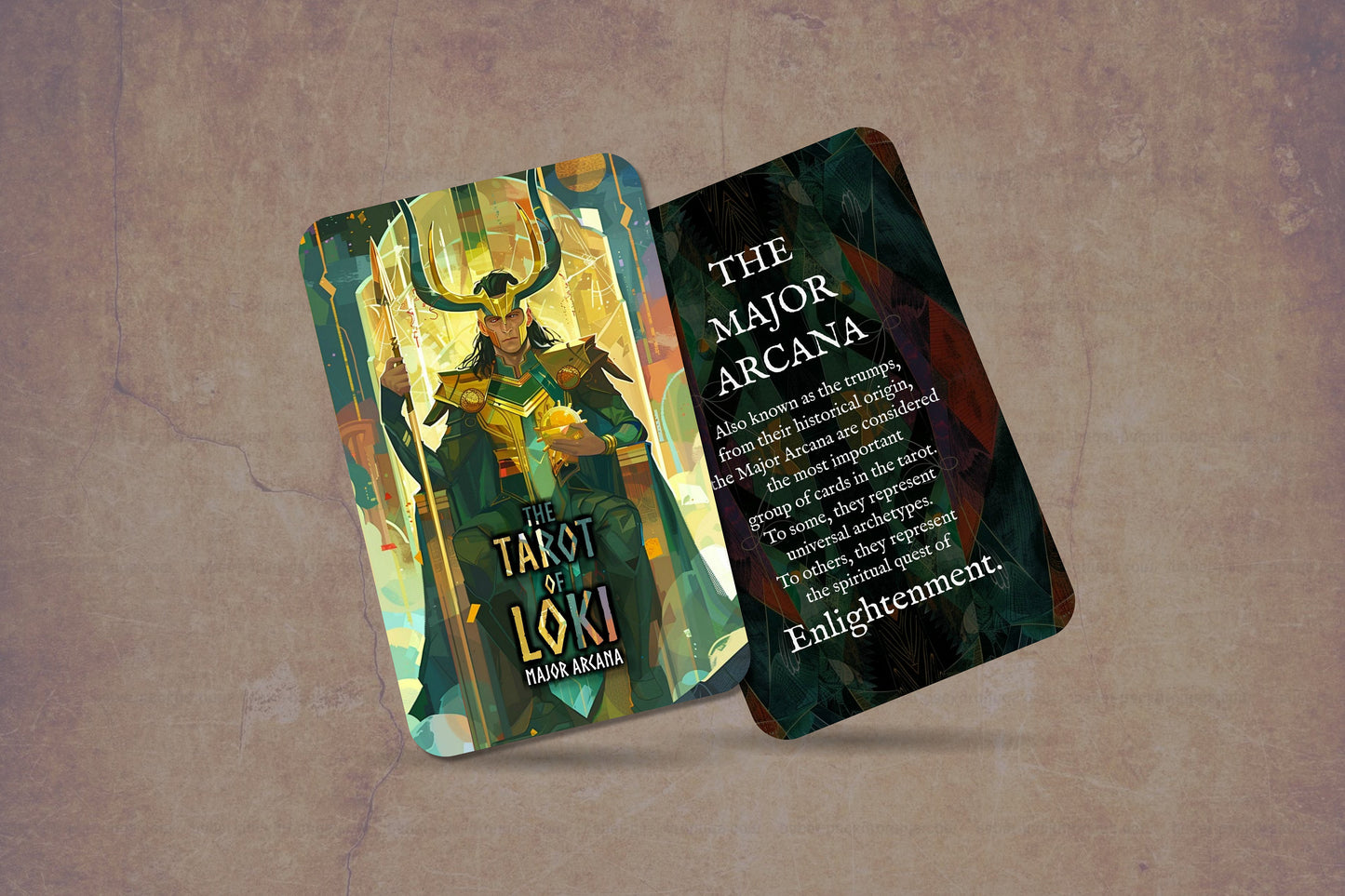 The Tarot of Loki  - Major Arcana - A fresh perspective to traditional tarot interpretations - Tarot Cards - Tarot Deck - Divination Tools