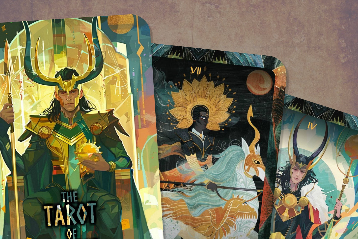 The Tarot of Loki  - Major Arcana - A fresh perspective to traditional tarot interpretations - Tarot Cards - Tarot Deck - Divination Tools