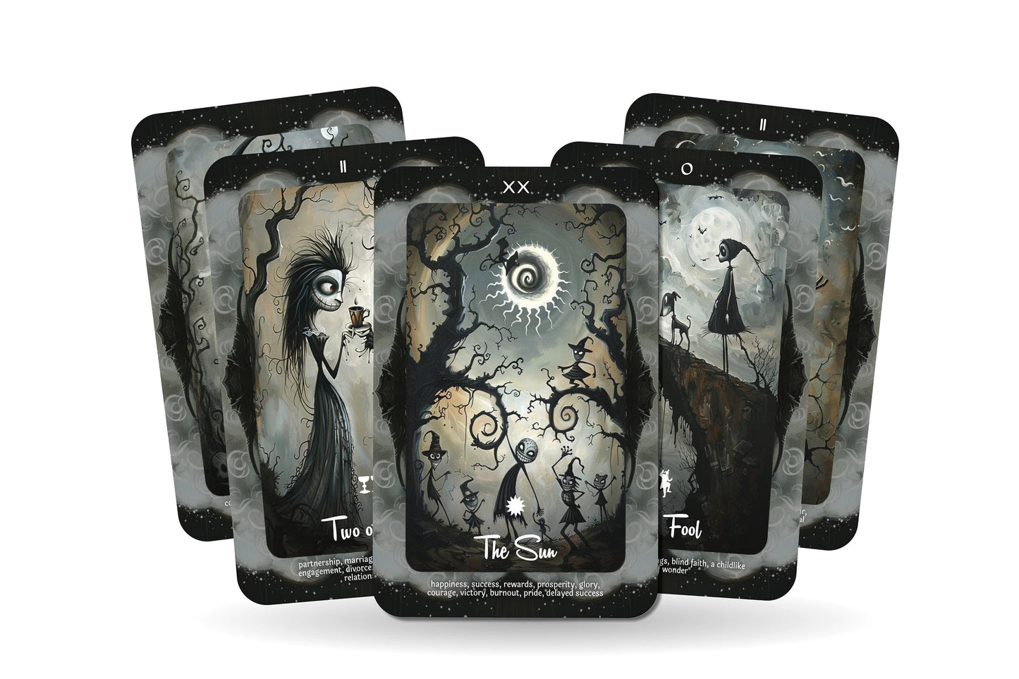 Gothic Moon Tarot - 78 cards - Explore the deeper, shadowy aspects of Your Psyche