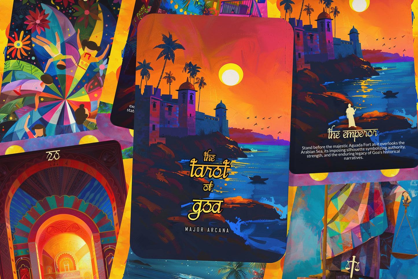 The Tarot of Goa - Major Arcana - A unique spiritual journey - A coastal paradise of sun, sand, and spiritual awakening.