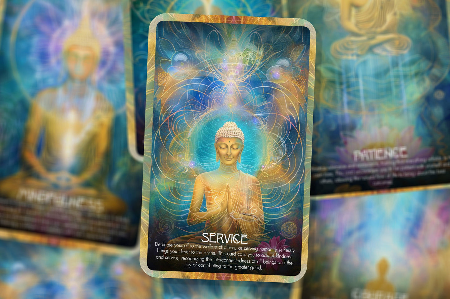 Buddha's Radiance Oracle - 22 Oracle Cards