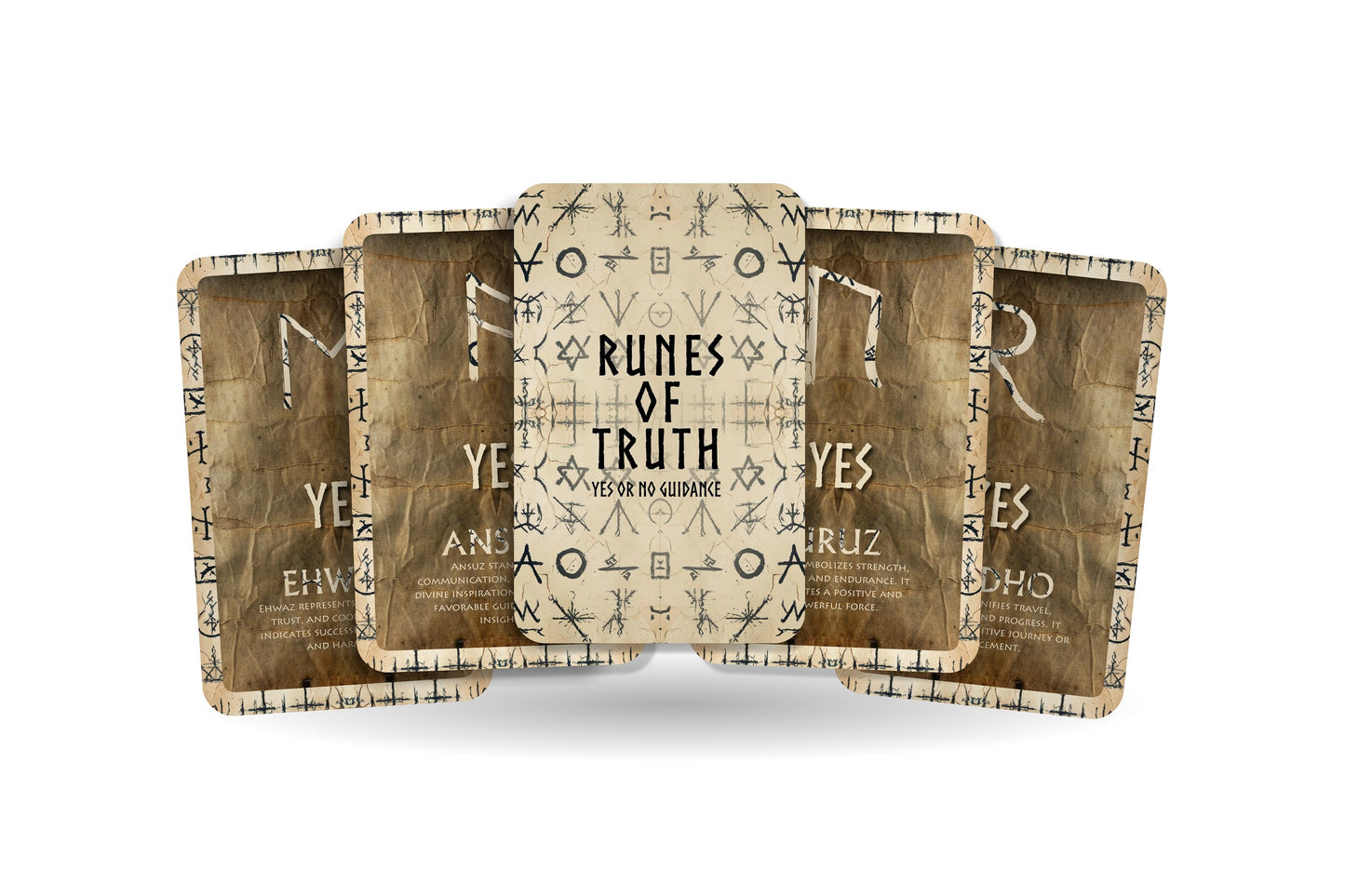 Runes of Truth - Celestial Runes Series - Divination tools - Oracle Cards - Runes Cards