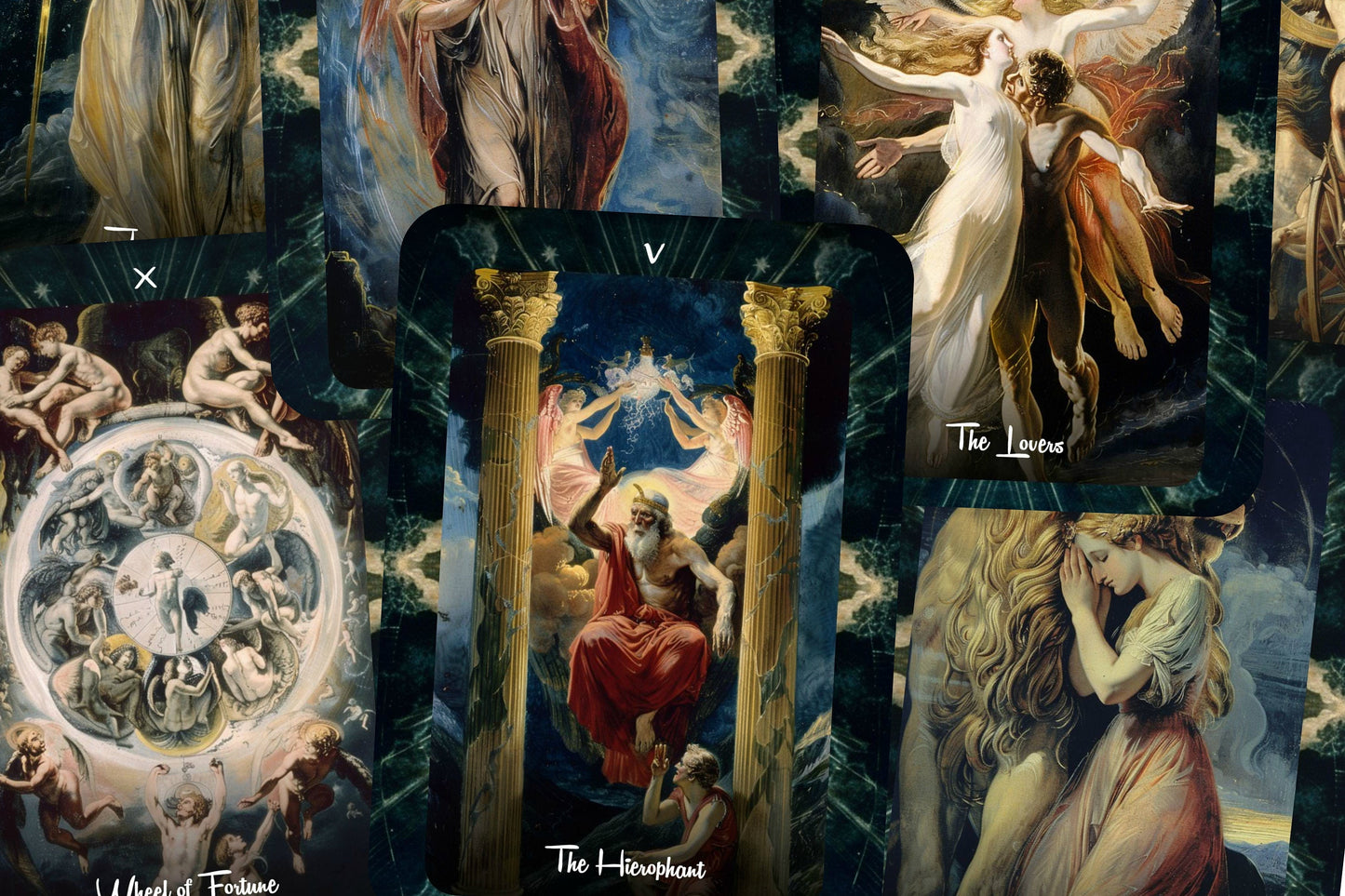 The Tarot of Eternity - 78 cards - Inspired by William Blake