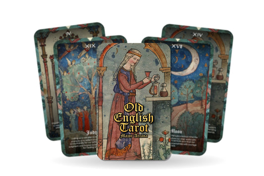 Old English Tarot Deck - 22 Major Arcana - UK Edition - Divination Tool