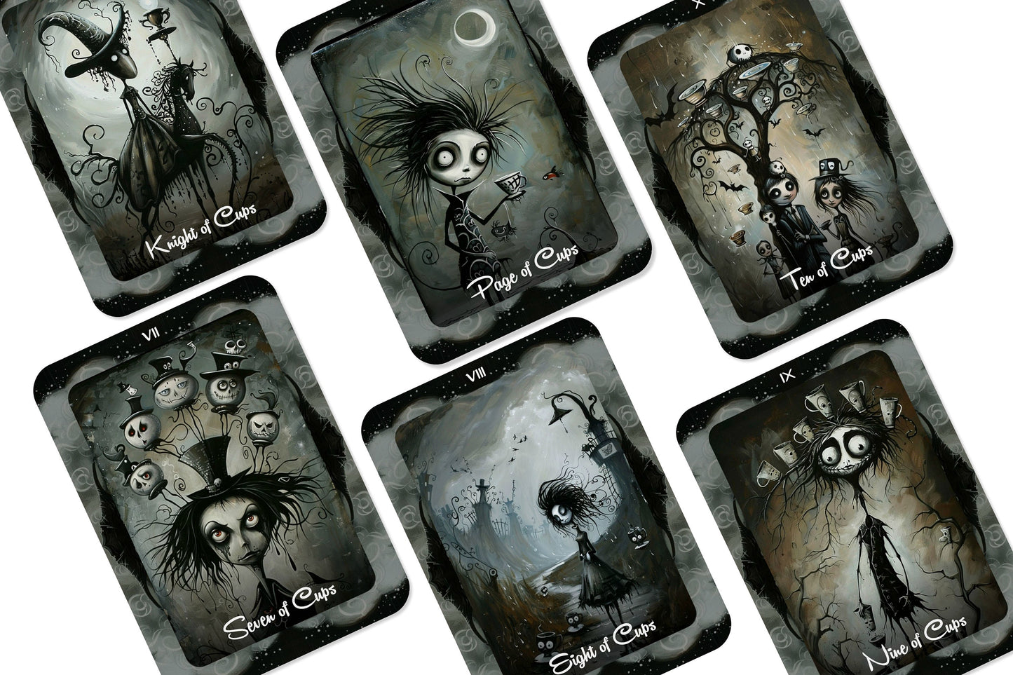 Gothic Moon Tarot -- Version 2 -- 78 cards -