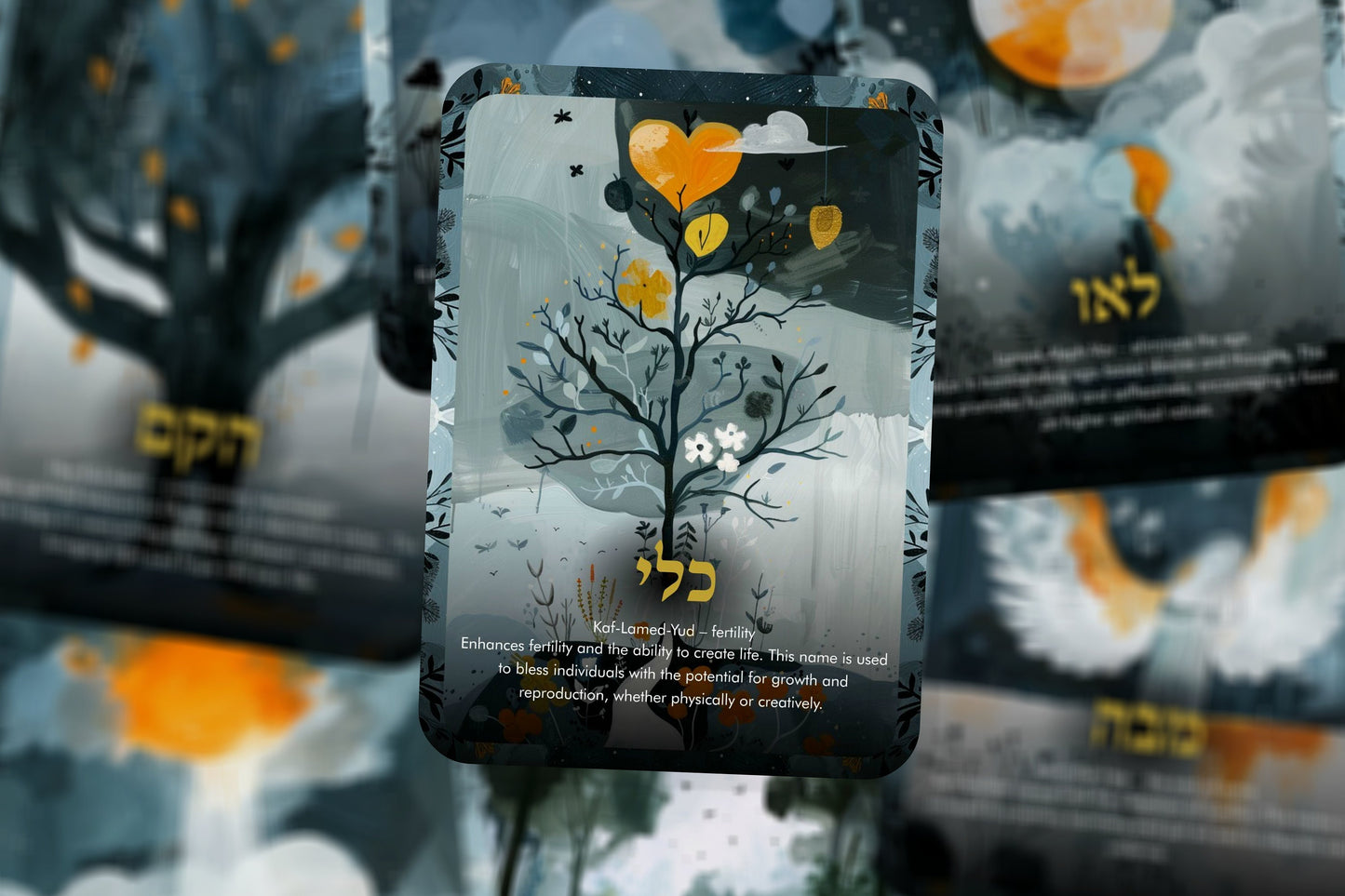 The 72 Names of God - 72 cards - Kabbalah Cards - Kabbalah  Deck - Fortune Telling - Divination tools