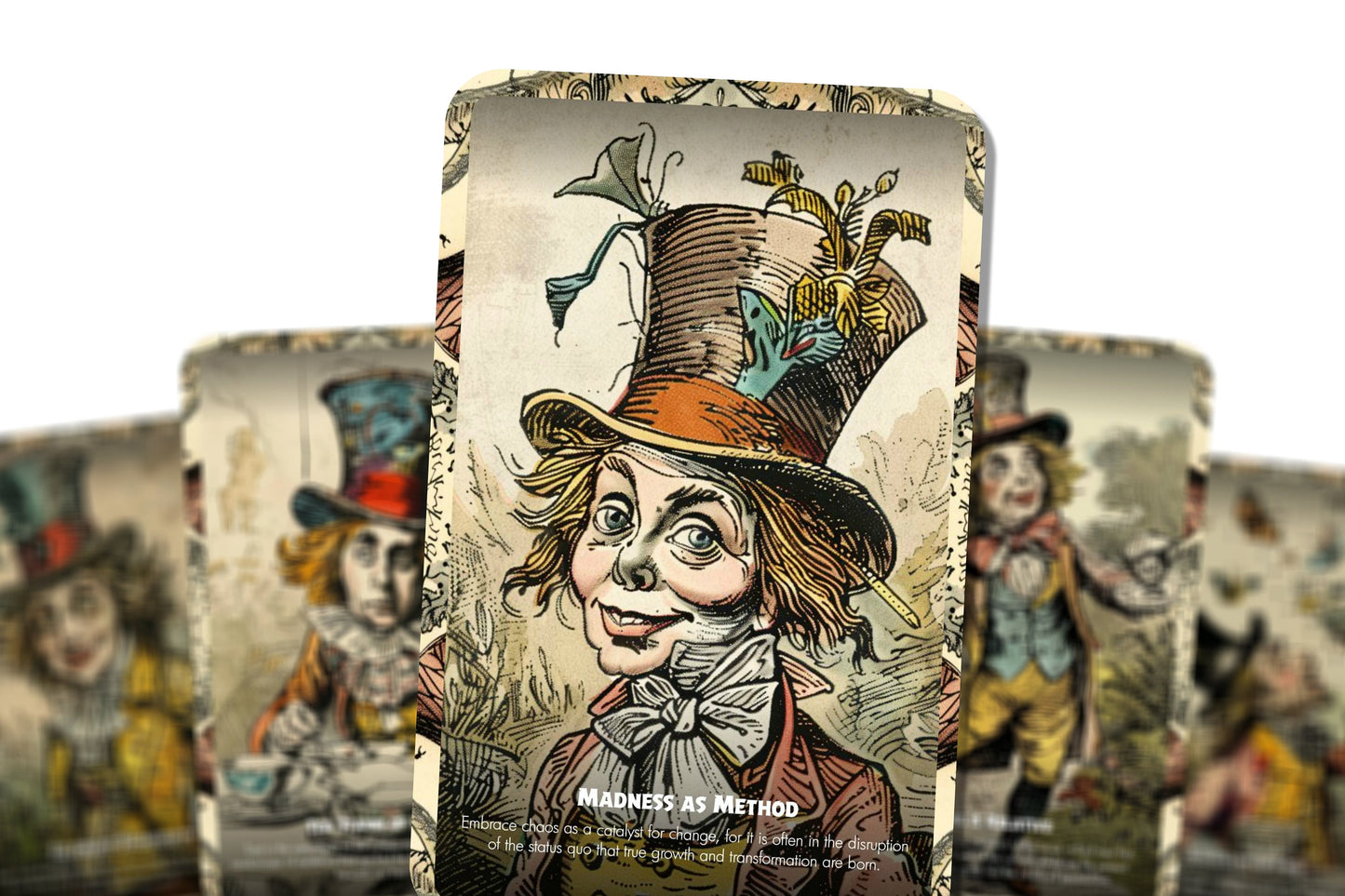 The Mad Hatter's Oracle - 22 Oracle cards