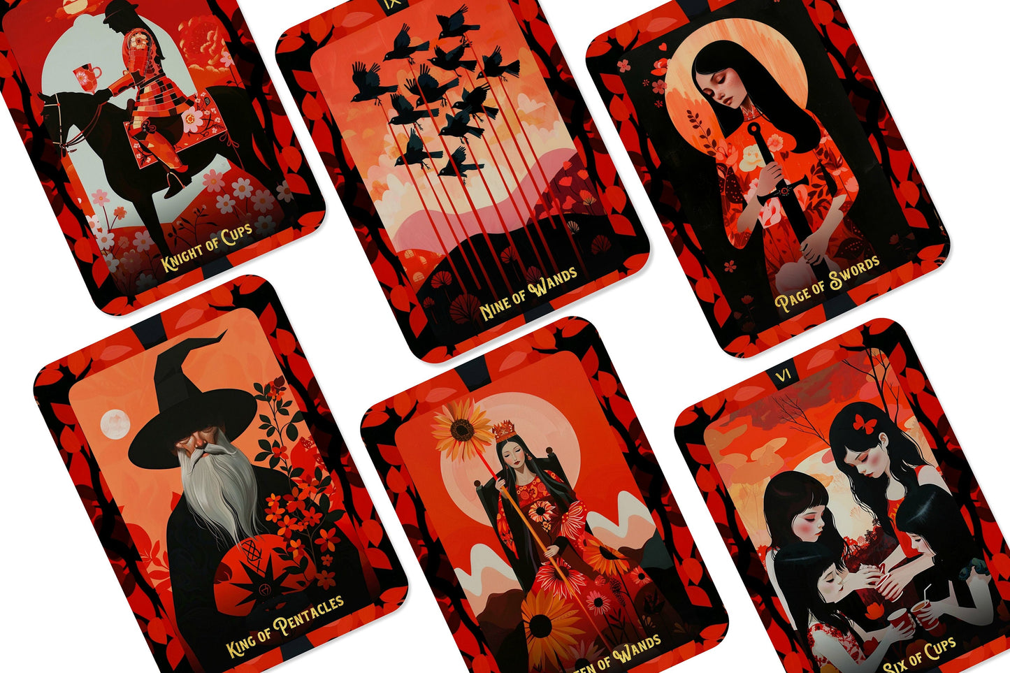 Red Star Tarot - 78 cards - Tarot - Tarot Deck - Fortune Telling - Divination tools