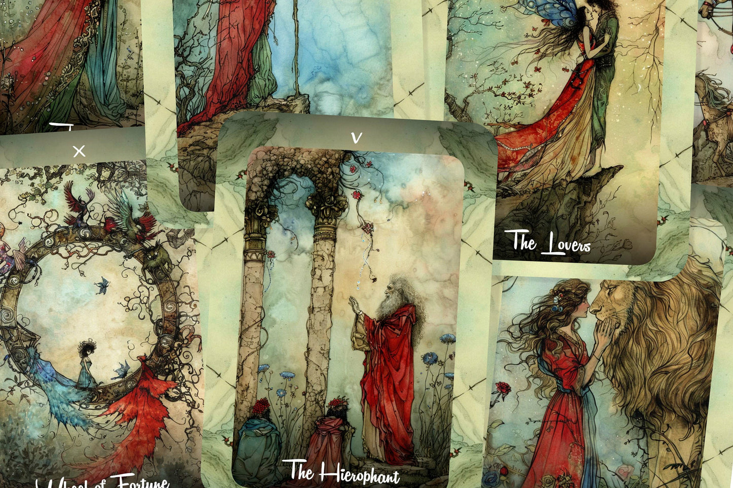 The Red Robe Tarot - 78 cards