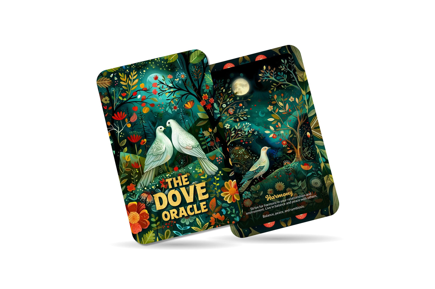 The Dove Oracle - 22 Oracle Cards - UK Edition - Divination Tool