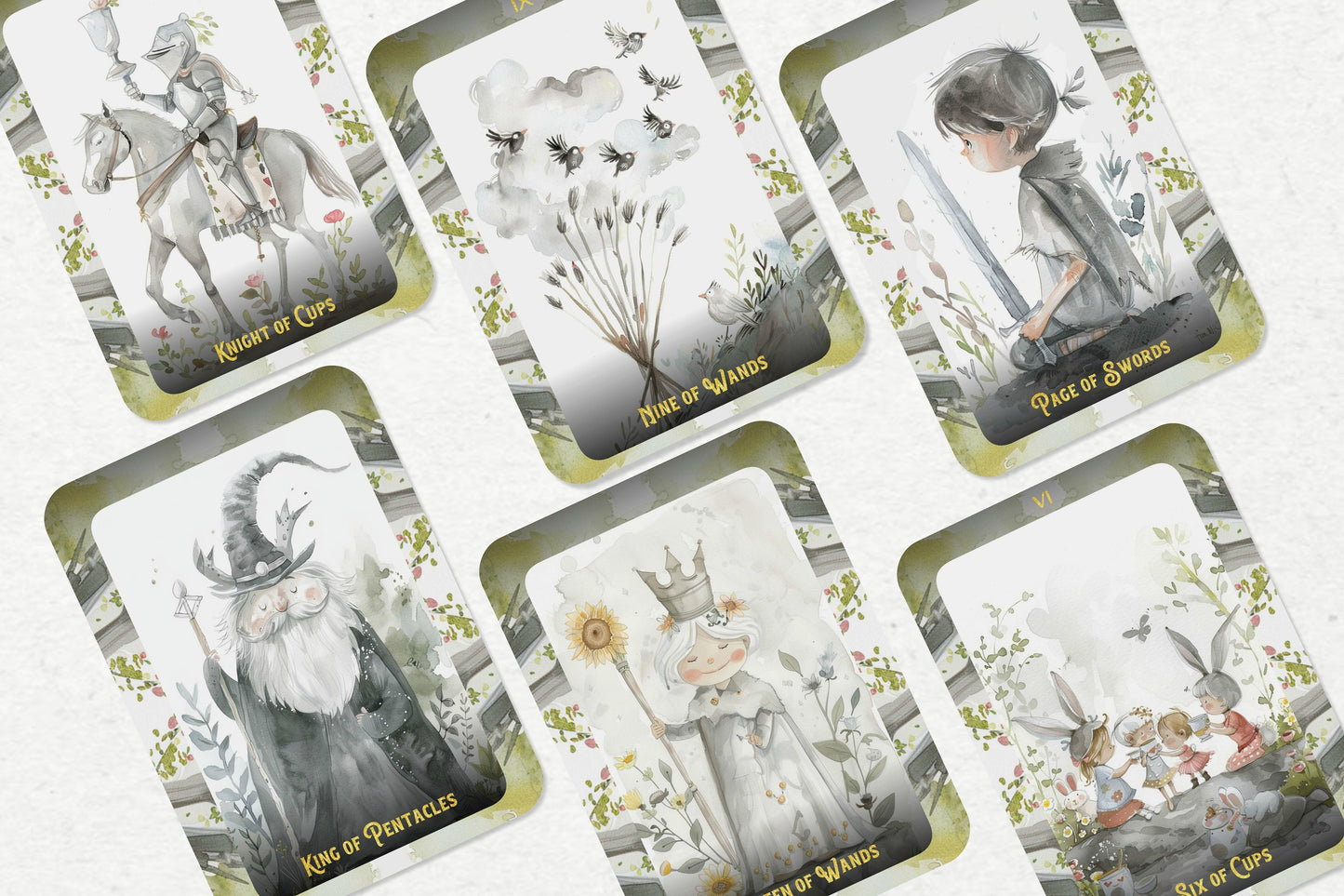 White Harmony Tarot - 78 cards - Tarot - Tarot Deck - Fortune Telling - Divination tools