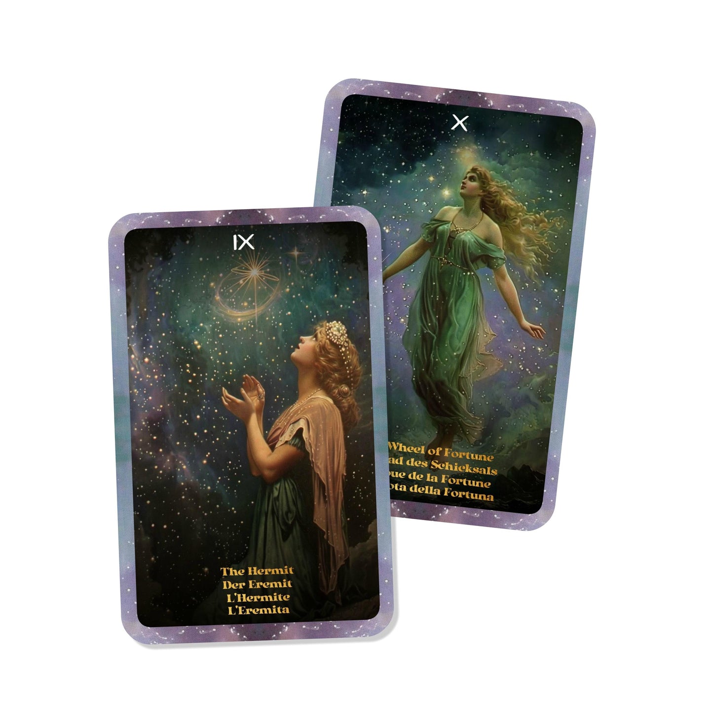 Blessed by The Moon Tarot - 22 Major Arcana - English | German | French | Italian