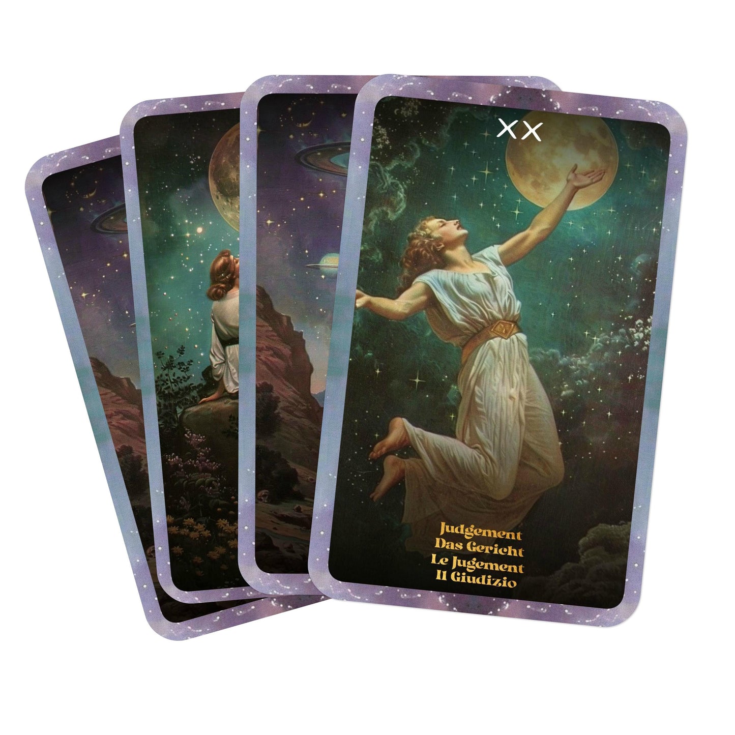 Blessed by The Moon Tarot - 22 Major Arcana - English | German | French | Italian