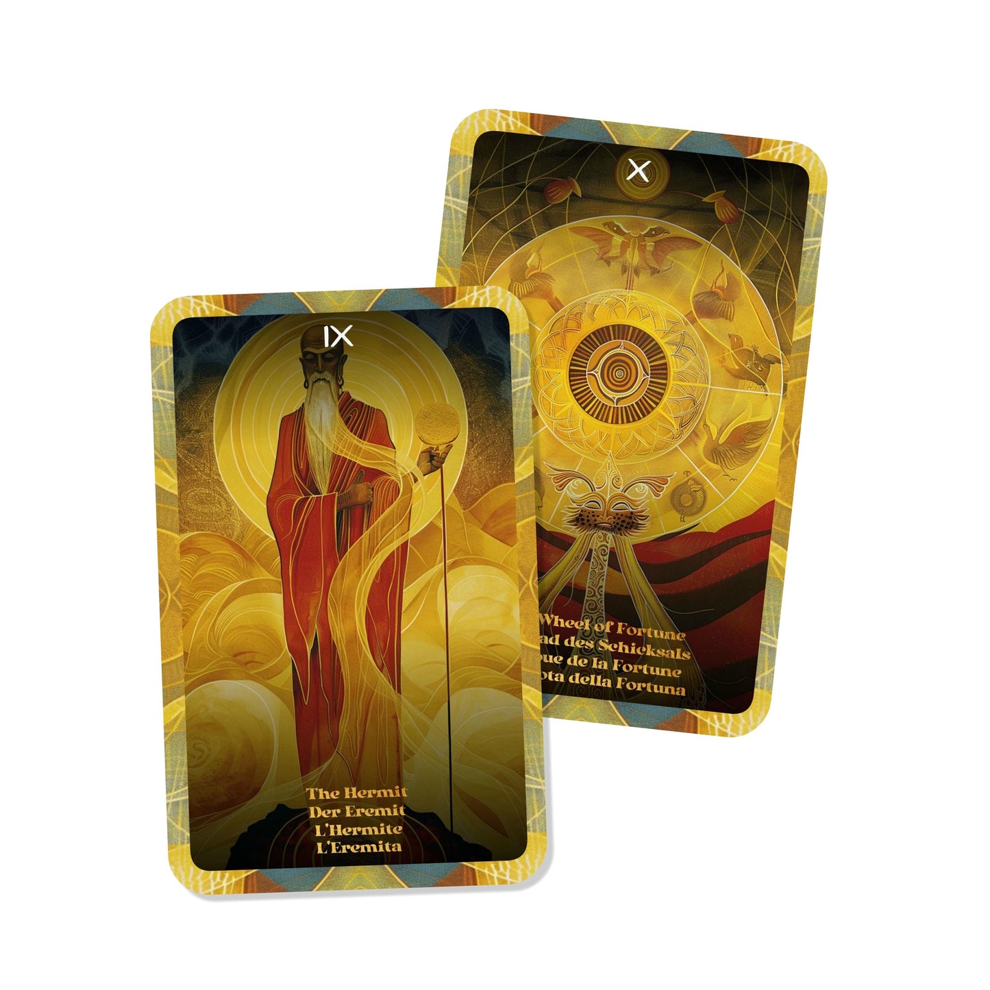 Cycle of Radiance Tarot - 22 Major Arcana - English | German | French | Italian