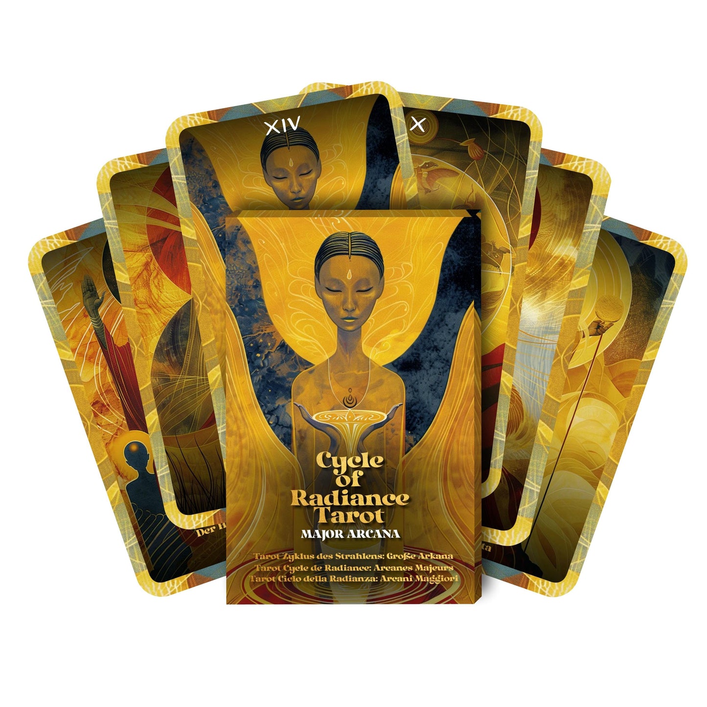 Cycle of Radiance Tarot - 22 Major Arcana - English | German | French | Italian