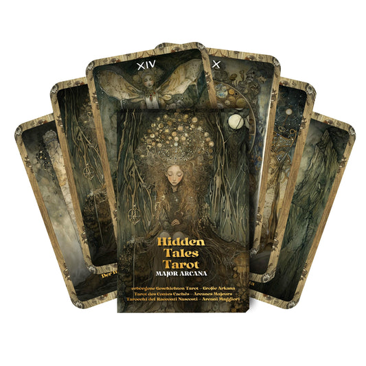 Hidden Tales Tarot - 22 Major Arcana - English | German | French | Italian