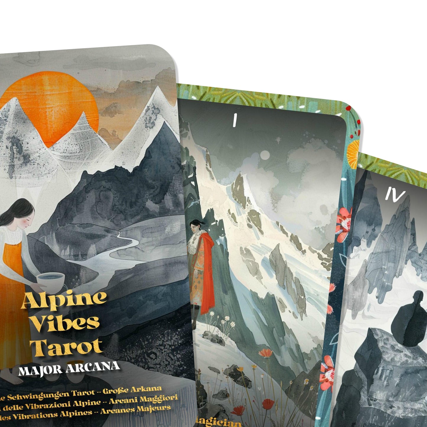 Alpine Vibes Tarot - 22 Major Arcana - English | German | French | Italian