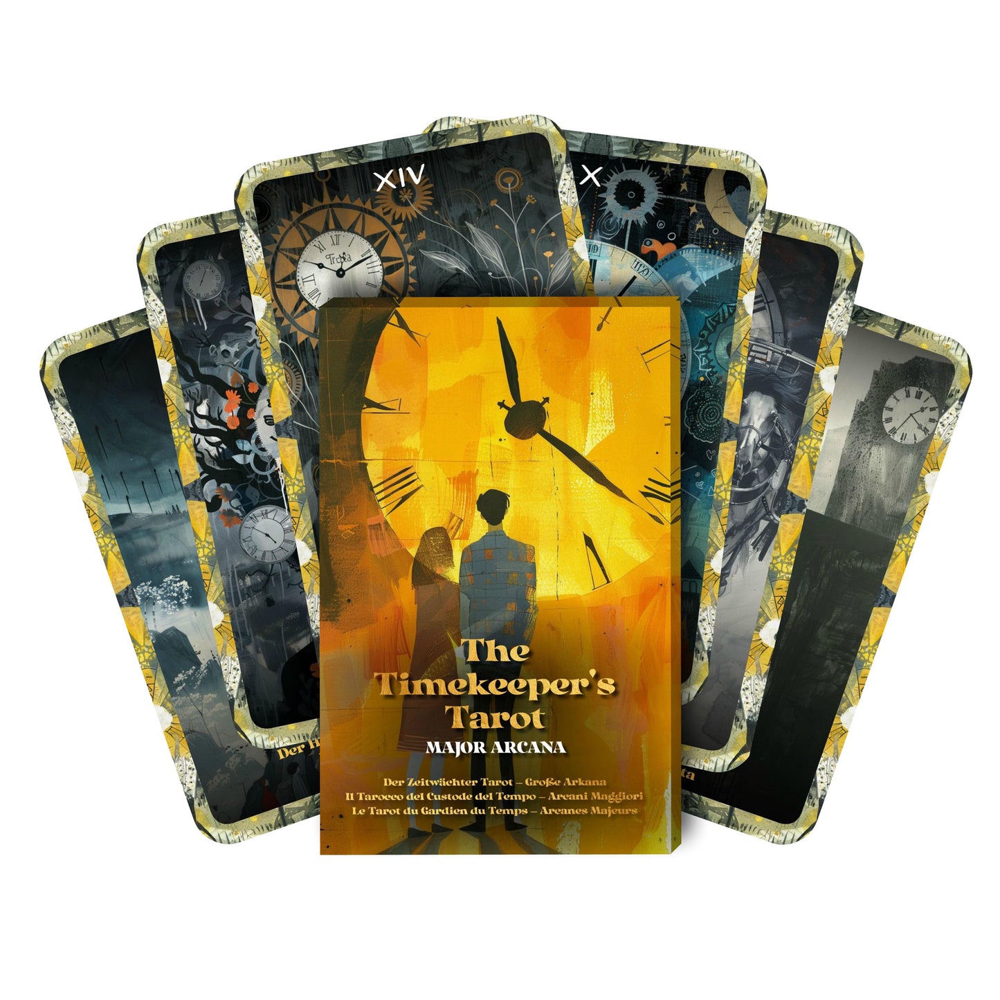 The Timekeeper's Tarot - 22 Major Arcana - English | German | French | Italian