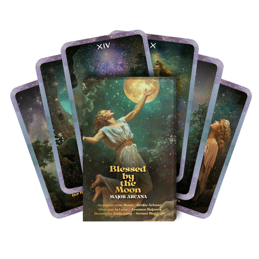 Blessed by The Moon Tarot - 22 Major Arcana - English | German | French | Italian