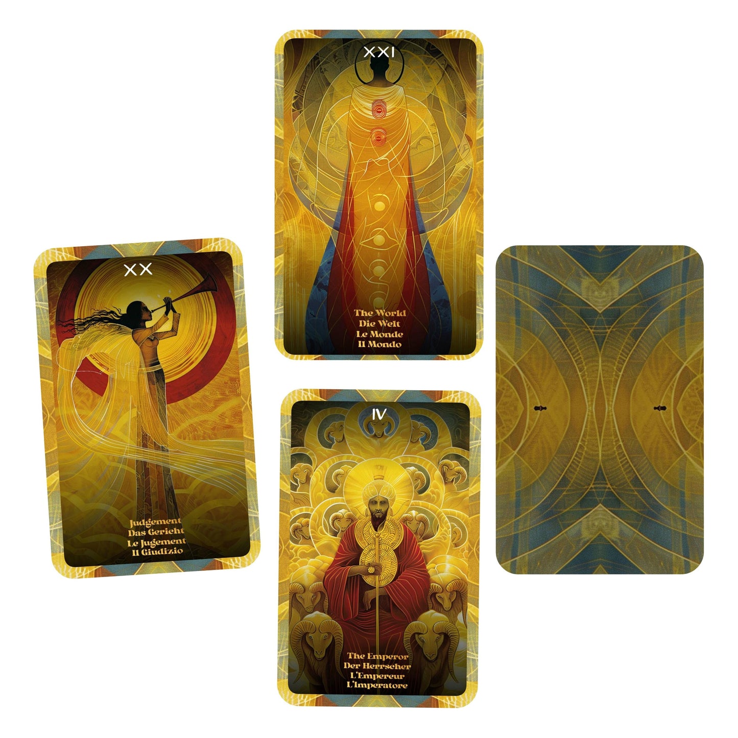 Cycle of Radiance Tarot - 22 Major Arcana - English | German | French | Italian