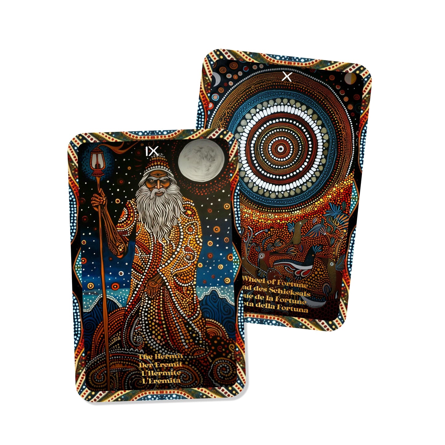 Dreamtime Tarot - 22 Major Arcana - English | German | French | Italian