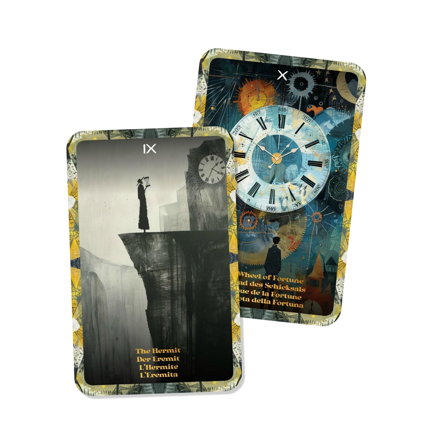 The Timekeeper's Tarot - 22 Major Arcana - English | German | French | Italian