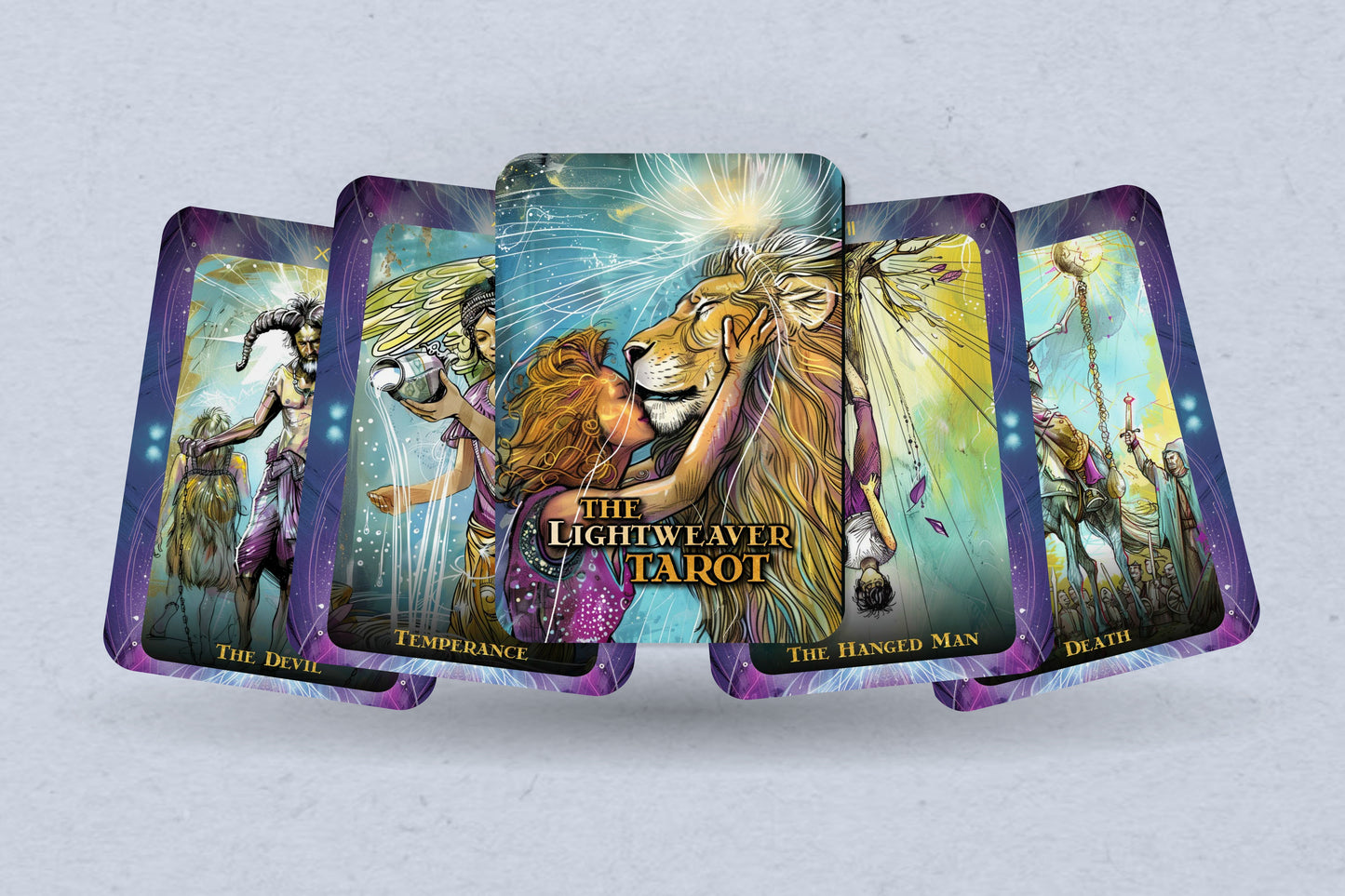 The Lightweaver Tarot - 78 cards - Tarot - Tarot Deck - Fortune Telling - Divination tools