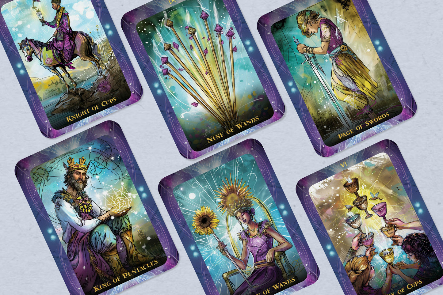 The Lightweaver Tarot - 78 cards - Tarot - Tarot Deck - Fortune Telling - Divination tools