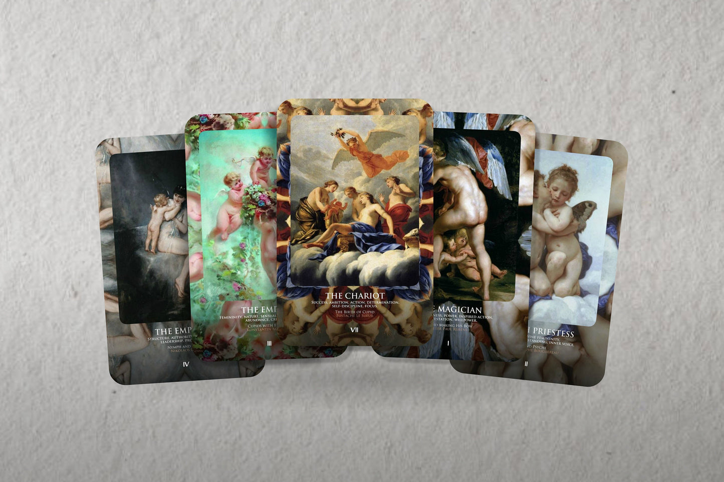 Cupid Tarot - Major Arcana - 22 Artists